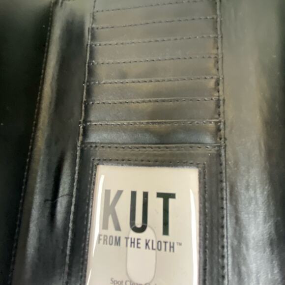 KUT From the Cloth Black and White Wallet NEW - Picture 4 of 7